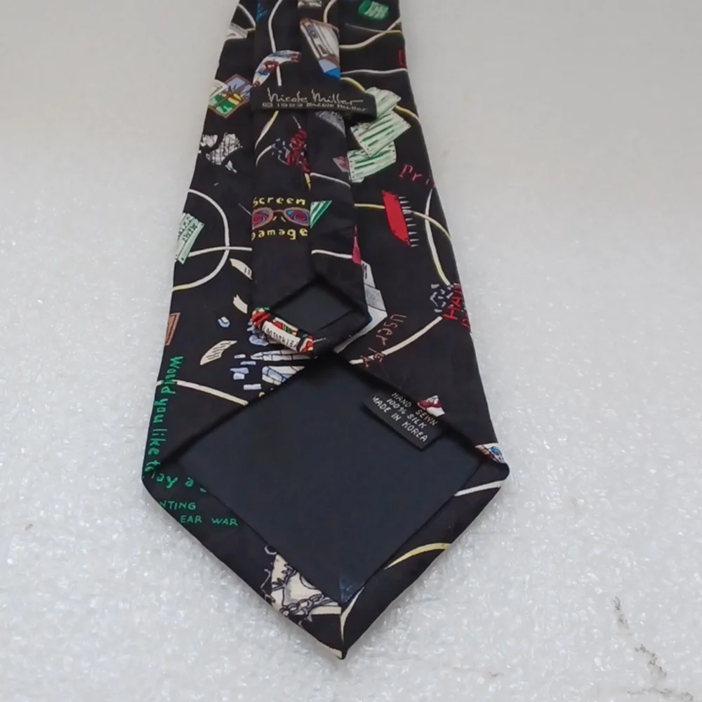 Nicole Miller 90's Vintage Men's Ties - Lot of 4